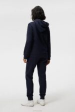 Alpha Hoodie Navy Women J.Lindeberg Clothing 66XF1793 - Image 2
