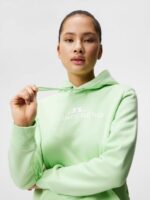 Alpha Hoodie Patina Green Women J.Lindeberg Clothing 66XF1895 - Image 3