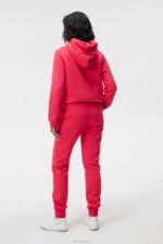 Alpha Hoodie Rose Red Women J.Lindeberg Clothing 66XF1791 - Image 2