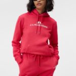 Alpha Hoodie Rose Red Women J.Lindeberg Clothing 66XF1791