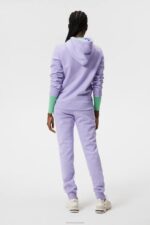 Alpha Hoodie Sweet Lavender Women J.Lindeberg Clothing 66XF1792 - Image 2