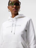 Alpha Hoodie White Women J.Lindeberg Clothing 66XF1896 - Image 3
