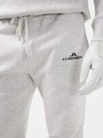 Alpha Pant Stone Grey Melange Men J.Lindeberg Clothing 66XF2214 - Image 3