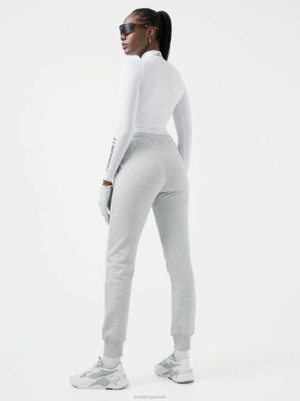 Alpha Pant Stone Grey Melange Women J.Lindeberg Clothing 66XF2794
