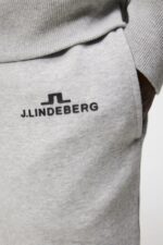 Alpha Sweatpant Light Grey Melange Men J.Lindeberg Clothing 66XF534 - Image 4