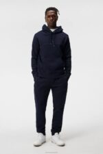 Alpha Sweatpant Navy Men J.Lindeberg Clothing 66XF535 - Image 2