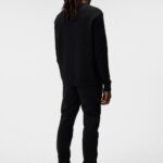Alpha Sweatshirt Black Men J.Lindeberg Clothing 66XF542