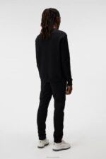 Alpha Sweatshirt Black Men J.Lindeberg Clothing 66XF542