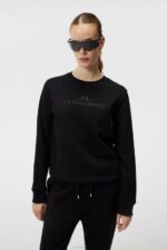Alpha Sweatshirt Black Women J.Lindeberg Clothing 66XF1789