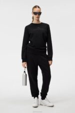 Alpha Sweatshirt Black Women J.Lindeberg Clothing 66XF1789 - Image 3