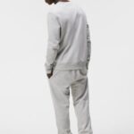 Alpha Sweatshirt Light Grey Melange Men J.Lindeberg Clothing 66XF541