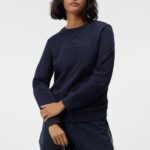 Alpha Sweatshirt Navy Women J.Lindeberg Clothing 66XF1788