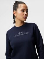 Alpha Sweatshirt Navy Women J.Lindeberg Clothing 66XF1900 - Image 3