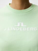 Alpha Sweatshirt Patina Green Women J.Lindeberg Clothing 66XF1899 - Image 3
