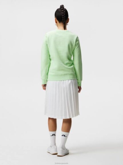 Alpha Sweatshirt Patina Green Women J.Lindeberg Clothing 66XF1899
