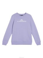 Alpha Sweatshirt Sweet Lavender Women J.Lindeberg Clothing 66XF1787 - Image 5