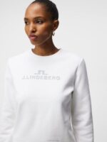 Alpha Sweatshirt White Women J.Lindeberg Clothing 66XF1898 - Image 3