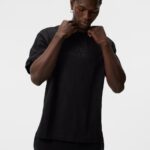 Alpha T-shirt Black Men J.Lindeberg Clothing 66XF3