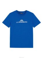 Alpha T-shirt Lapis Blue Women J.Lindeberg Clothing 66XF1414 - Image 5