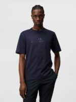 Alpha T-shirt Navy Men J.Lindeberg Clothing 66XF178