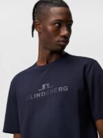 Alpha T-shirt Navy Men J.Lindeberg Clothing 66XF178 - Image 4