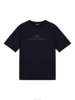 Alpha T-shirt Navy Men J.Lindeberg Clothing 66XF178 - Image 5