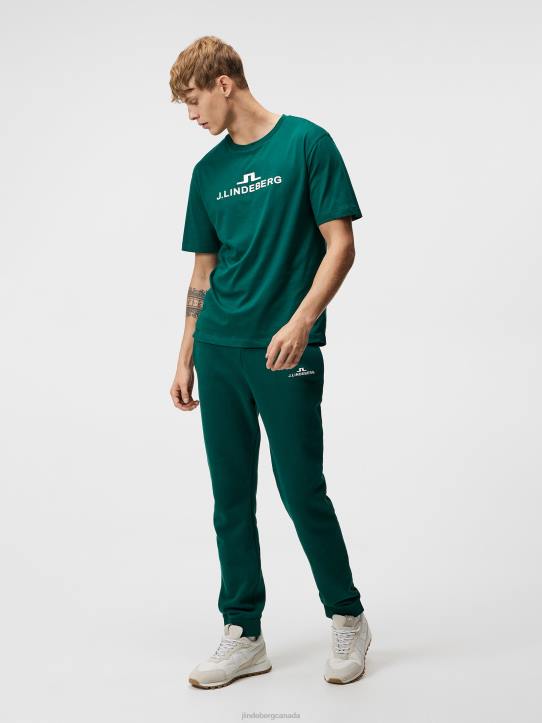 Alpha T-shirt Rain Forest Men J.Lindeberg Clothing 66XF177 - Image 3