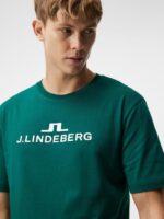 Alpha T-shirt Rain Forest Men J.Lindeberg Clothing 66XF177 - Image 4