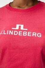 Alpha T-shirt Rose Red Women J.Lindeberg Clothing 66XF1322 - Image 3
