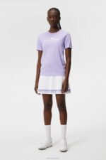Alpha T-shirt Sweet Lavender Women J.Lindeberg Clothing 66XF1321 - Image 2