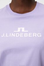 Alpha T-shirt Sweet Lavender Women J.Lindeberg Clothing 66XF1321 - Image 4