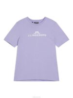 Alpha T-shirt Sweet Lavender Women J.Lindeberg Clothing 66XF1321 - Image 5