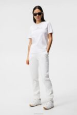 Alpha T-shirt White Women J.Lindeberg Clothing 66XF1413 - Image 2