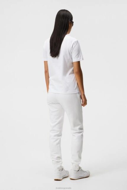 Alpha T-shirt White Women J.Lindeberg Clothing 66XF1413