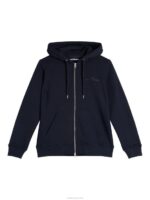 Alpha Zip Hood Navy Women J.Lindeberg Clothing 66XF1889 - Image 5