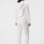 Alpha Zip Hood White Women J.Lindeberg Clothing 66XF1890