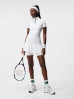 Amara Top White Women J.Lindeberg Clothing 66XF1430 - Image 2