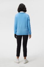 Amaya Knitted Sweater Little Boy Blue Women J.Lindeberg Clothing 66XF1811