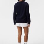 Amaya Knitted Sweater Navy Women J.Lindeberg Clothing 66XF1809