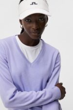 Amaya Knitted Sweater Sweet Lavender Women J.Lindeberg Clothing 66XF1808 - Image 3