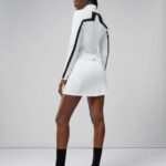 Amelie Mid Golf Skirt White Women J.Lindeberg Clothing 66XF1692