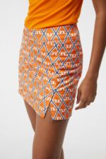 Amelie Mid-Length Print Skirt Exuberance Diamond Women J.Lindeberg Clothing 66XF1580 - Image 3