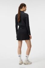 Amelie Mid-Length Skirt Black Women J.Lindeberg Clothing 66XF1582