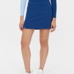 Amelie Mid-Length Skirt Midnight Blue Women J.Lindeberg Clothing 66XF2748