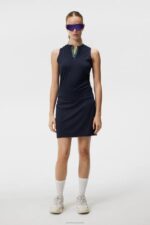 Amelie Mid-Length Skirt Navy Women J.Lindeberg Clothing 66XF1588 - Image 2
