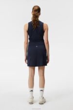 Amelie Mid-Length Skirt Navy Women J.Lindeberg Clothing 66XF1588