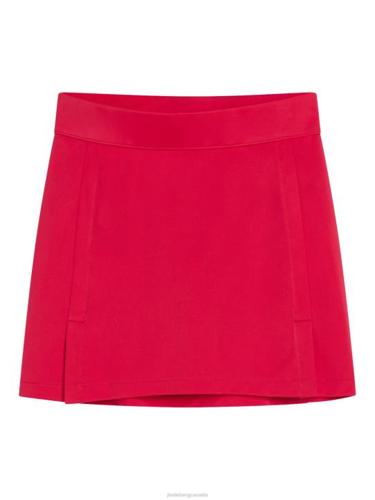 Amelie Mid-Length Skirt Rose Red Women J.Lindeberg Clothing 66XF1587 - Image 5