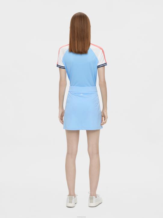 Amelie Mid-Length Skirt Summer Blue Women J.Lindeberg Clothing 66XF2747 - Image 4