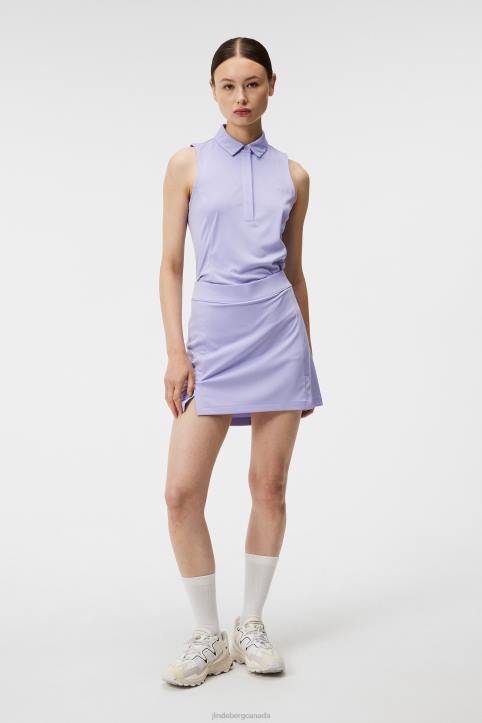 Amelie Mid-Length Skirt Sweet Lavender Women J.Lindeberg Clothing 66XF1586 - Image 2