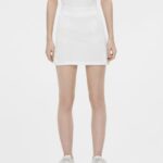 Amelie Mid-Length Skirt White Women J.Lindeberg Clothing 66XF2745